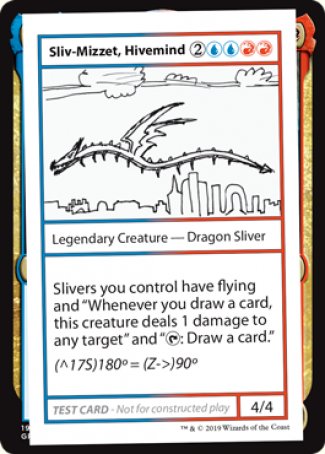 Sliv-Mizzet, Hivemind (2021 Edition) [Mystery Booster Playtest Cards] - Trinity Hobby