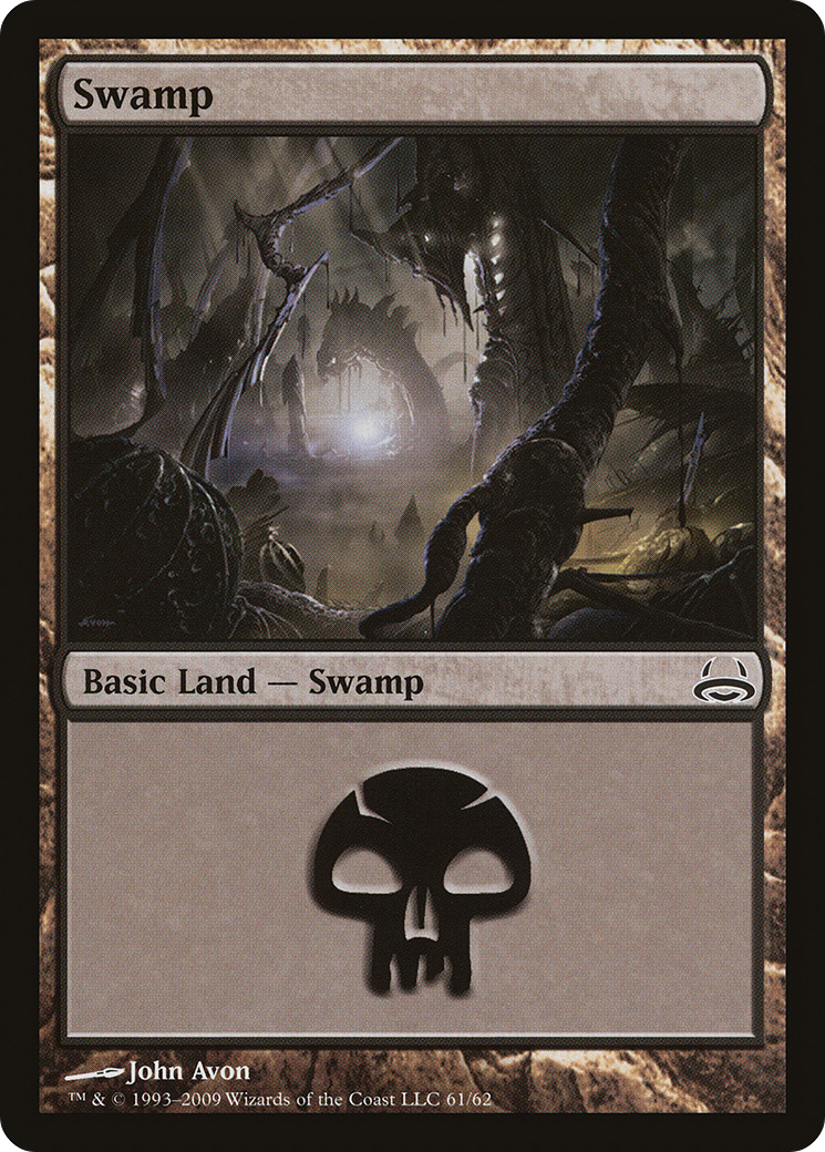 Swamp (DDC-061) - [Duel Decks: Divine vs. Demonic] Foil - Trinity Hobby