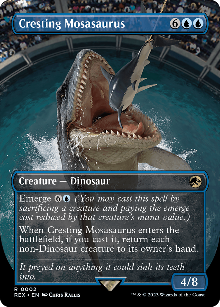 Cresting Mosasaurus (Borderless) [Jurassic World Collection] - Trinity Hobby