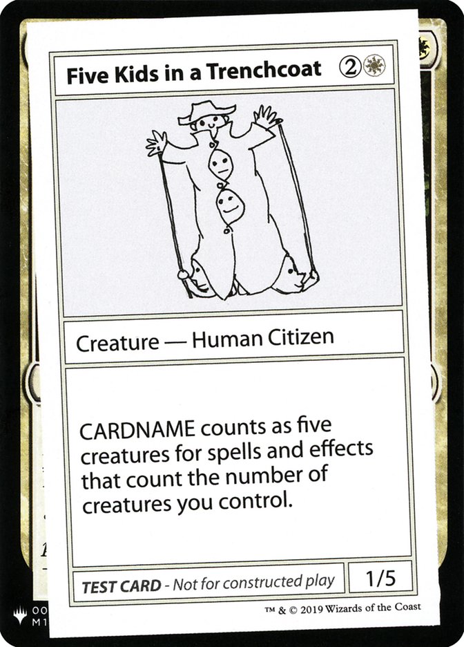 Five Kids in a Trenchcoat [Mystery Booster Playtest Cards] - Trinity Hobby