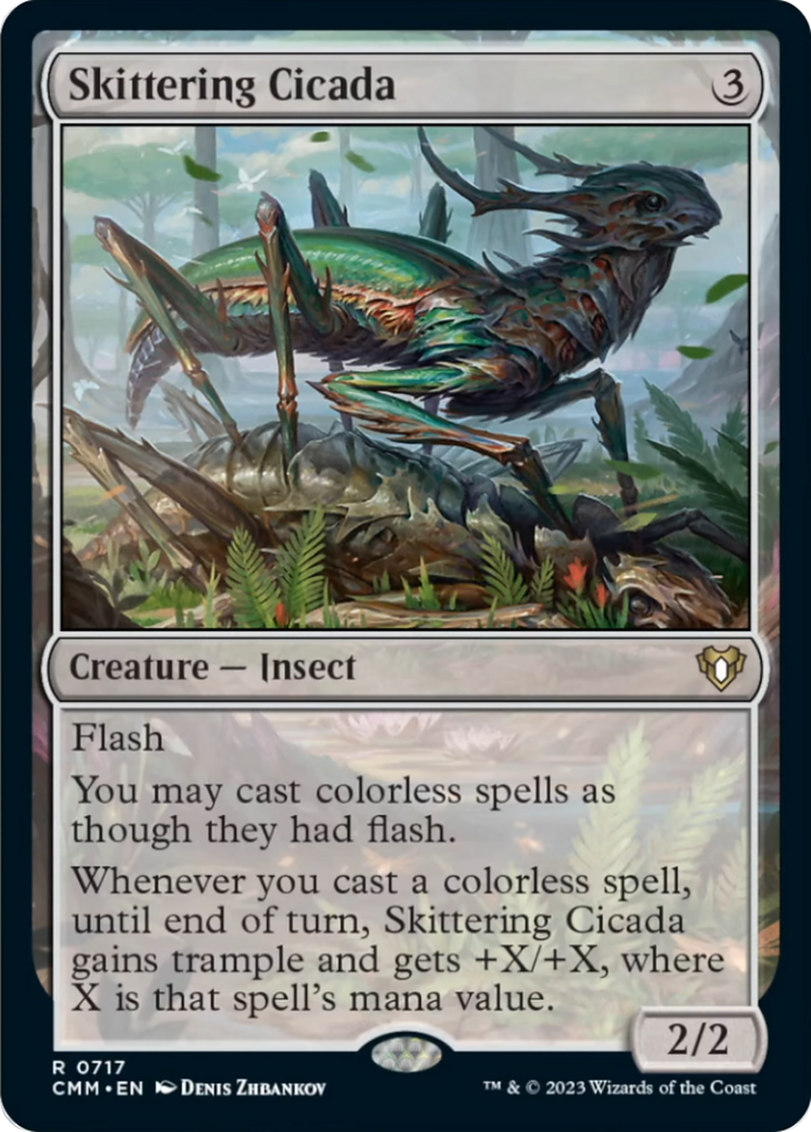 Skittering Cicada [Commander Masters] - Trinity Hobby