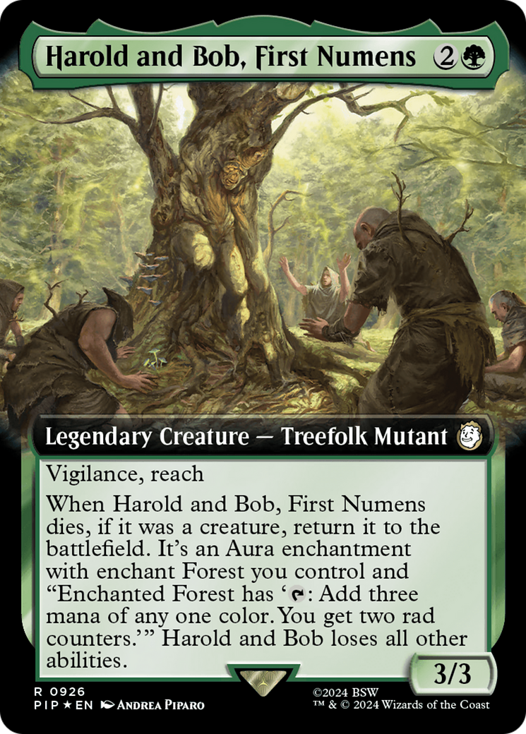 Harold and Bob, First Numens (Extended Art) (Surge Foil) [Fallout] - Trinity Hobby