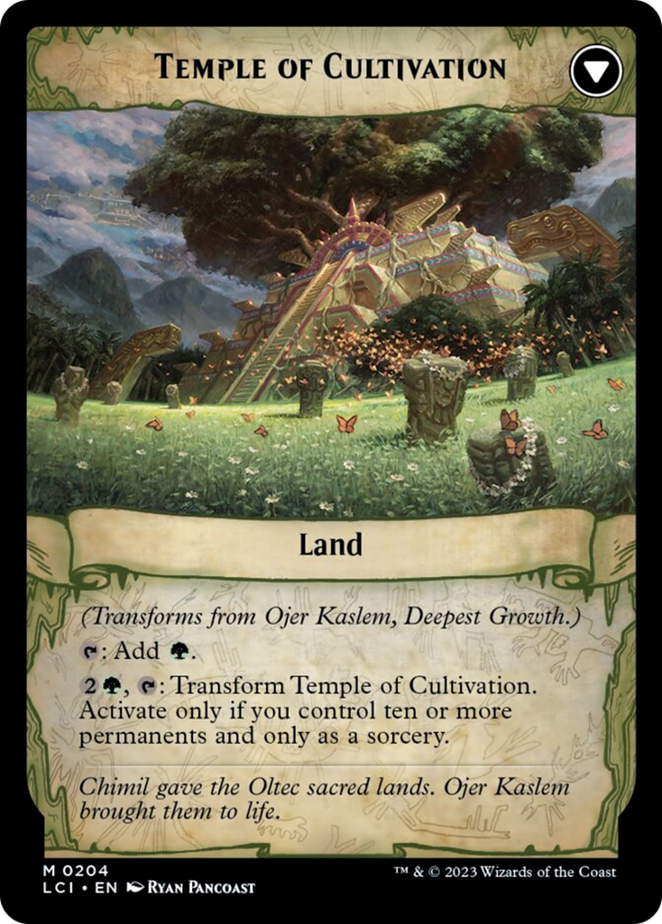 Ojer Kaslem, Deepest Growth // Temple of Cultivation [The Lost Caverns of Ixalan] - Trinity Hobby