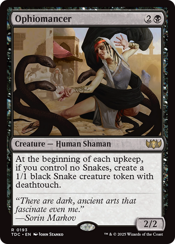 Ophiomancer [Tarkir: Dragonstorm Commander] - Trinity Hobby