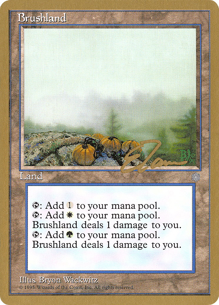 Brushland (Eric Tam) [Pro Tour Collector Set] - Trinity Hobby