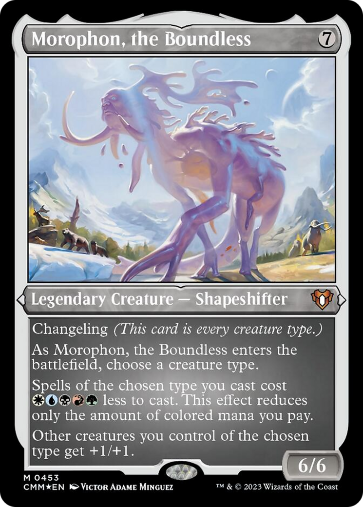 Morophon, the Boundless (Foil Etched) [Commander Masters] - Trinity Hobby