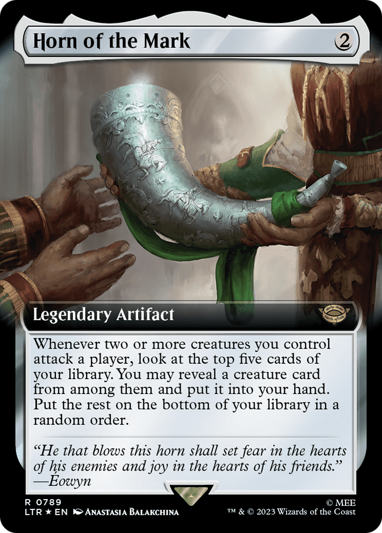 Horn of the Mark (Extended Art) (Surge Foil) [The Lord of the Rings: Tales of Middle-Earth] - Trinity Hobby