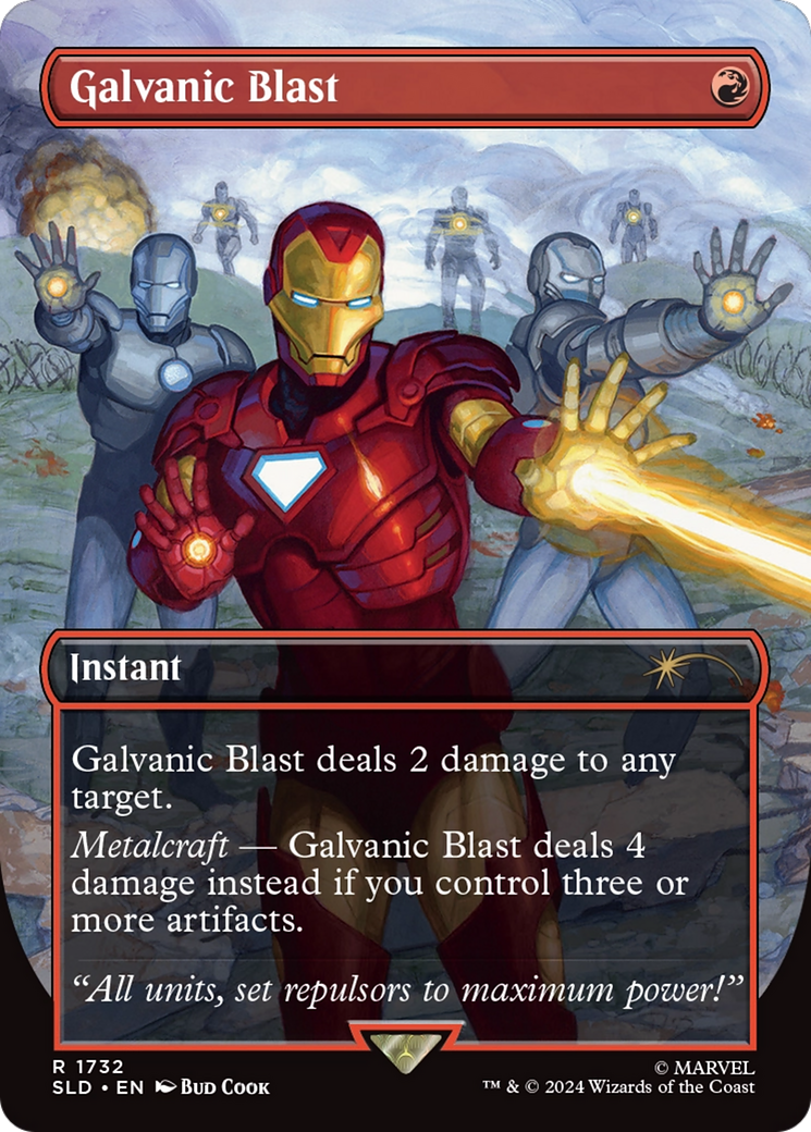 Galvanic Blast  [Foil]  (SLD-1732) - [Secret Lair Drop] (Borderless) - Trinity Hobby