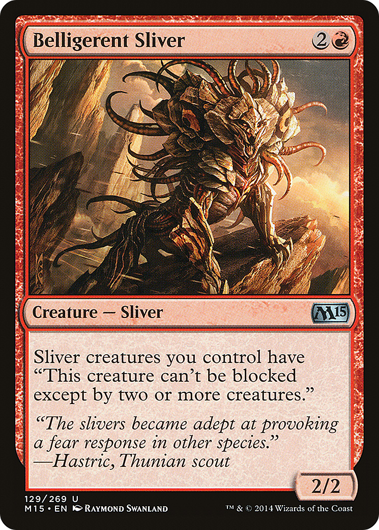 Belligerent Sliver [Magic 2015] - Trinity Hobby