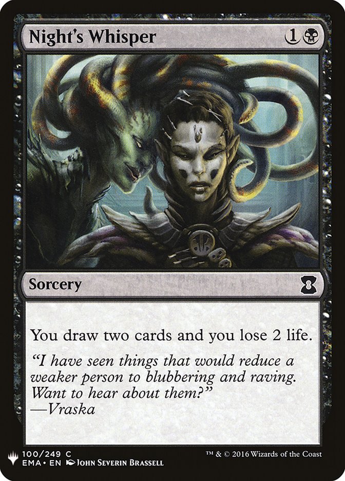 Night's Whisper [Mystery Booster] - Trinity Hobby