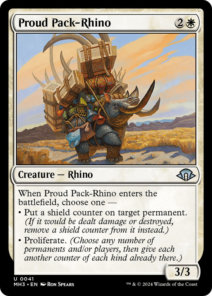 Proud Pack-Rhino [Modern Horizons 3] - Trinity Hobby