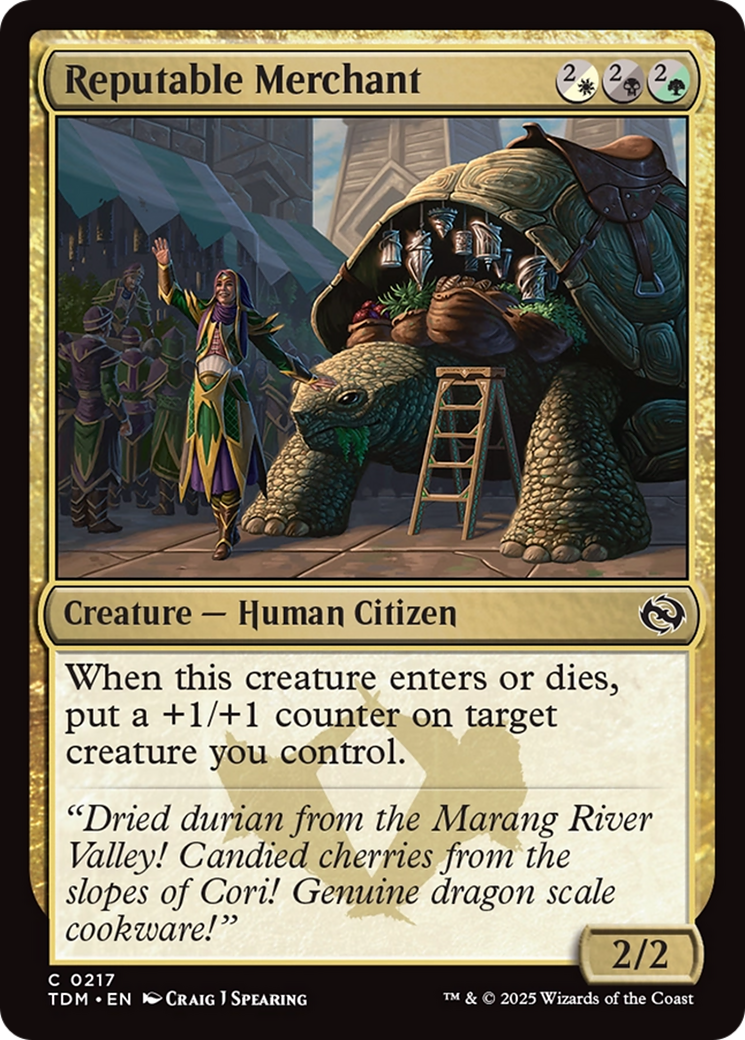 Reputable Merchant  (TDM-217) - [Tarkir: Dragonstorm] - Trinity Hobby