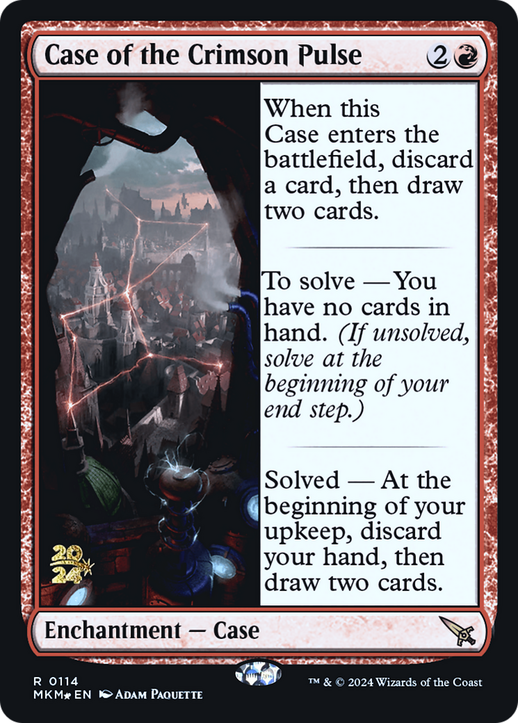 Case of the Crimson Pulse [Murders at Karlov Manor Prerelease Promos] - Trinity Hobby