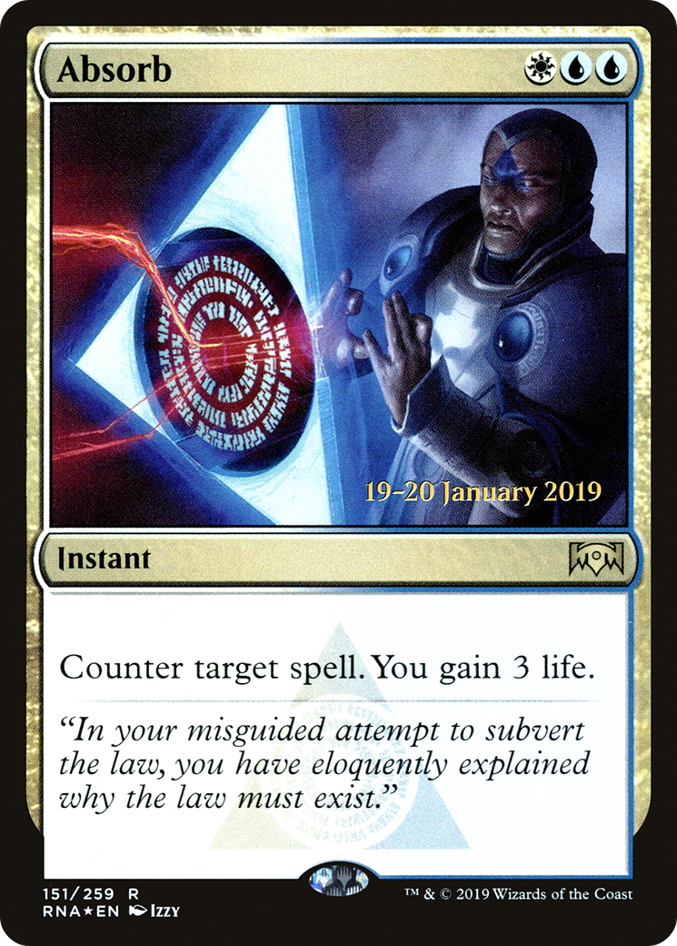 Absorb [Ravnica Allegiance Prerelease Promos] - Trinity Hobby