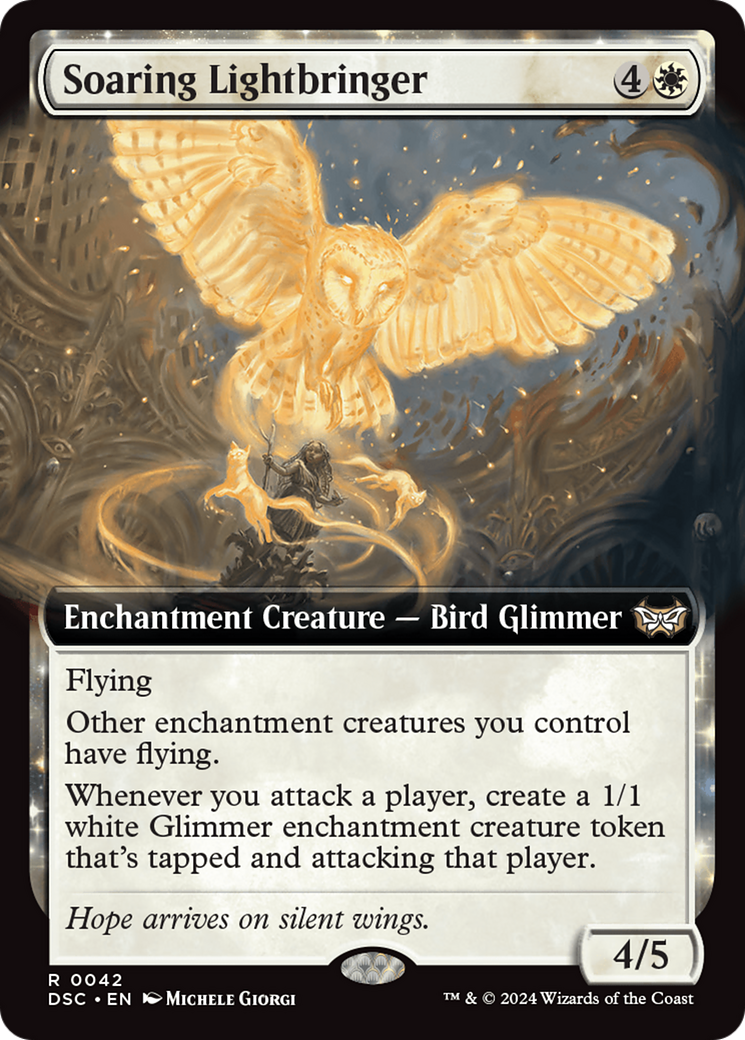 Soaring Lightbringer (Extended Art) [Duskmourn: House of Horror Commander] - Trinity Hobby