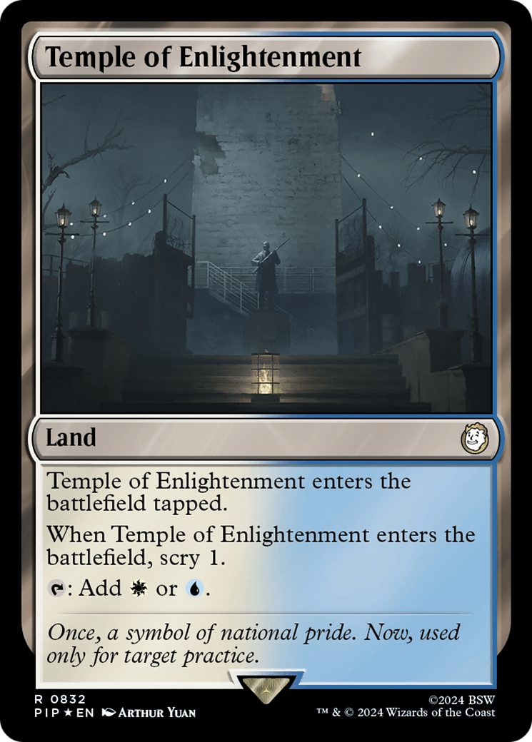Temple of Enlightenment (Surge Foil) [Fallout] - Trinity Hobby