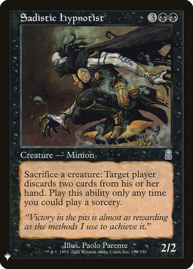 Sadistic Hypnotist [Mystery Booster] - Trinity Hobby