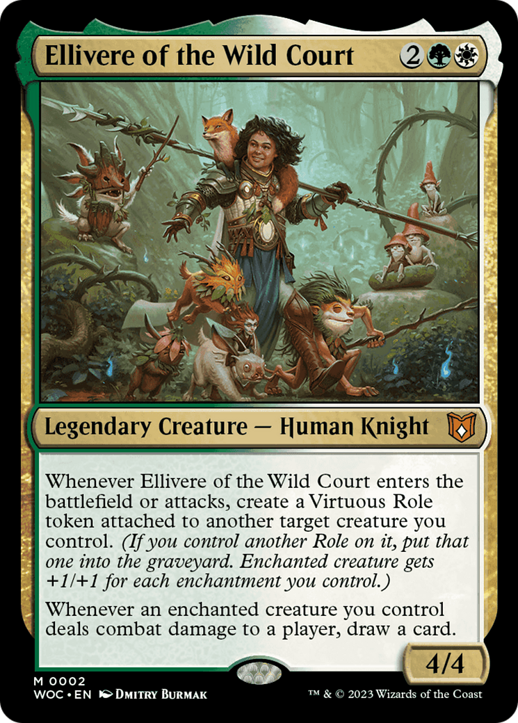Ellivere of the Wild Court [Wilds of Eldraine Commander] - Trinity Hobby