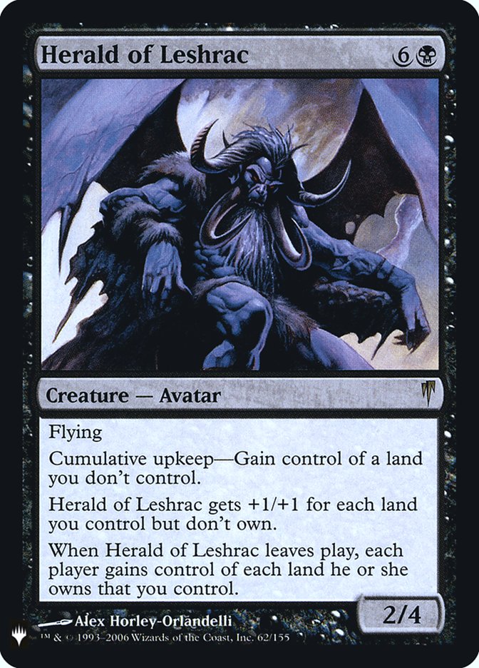 Herald of Leshrac [Mystery Booster] - Trinity Hobby