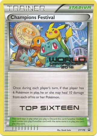 Champions Festival 2016 Top Sixteen (XY176) [XY: Black Star Promos] - Trinity Hobby