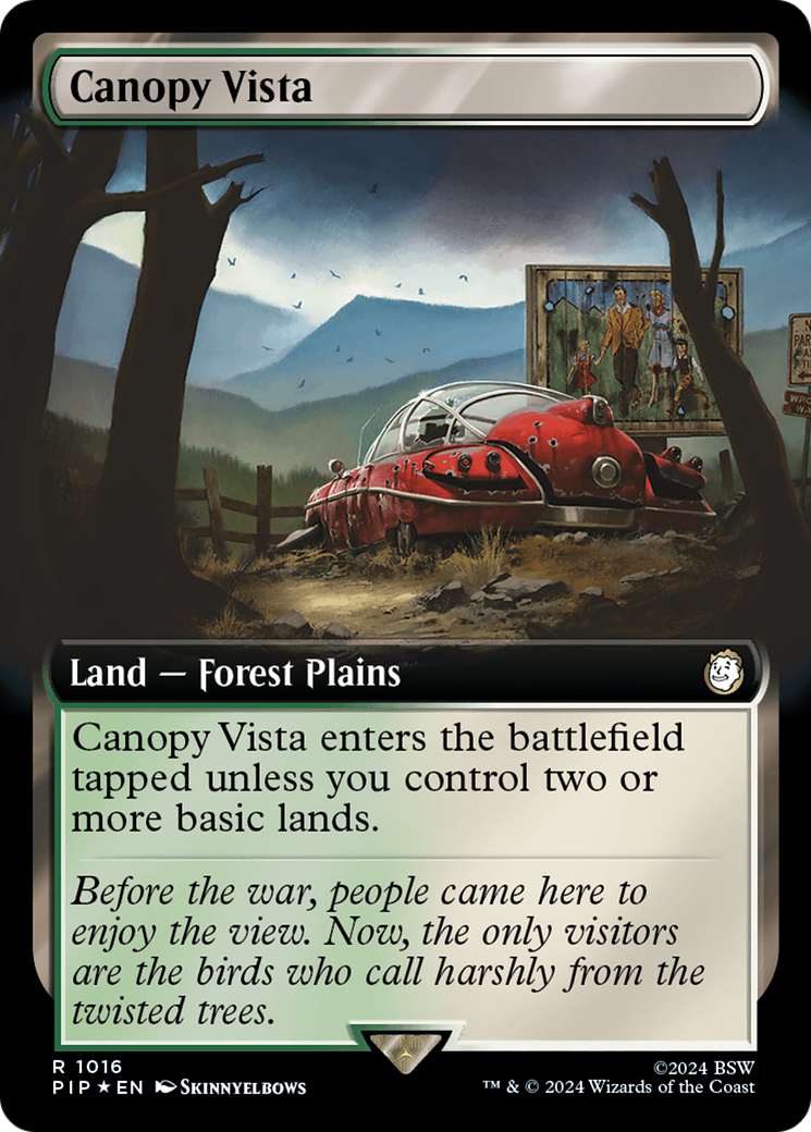Canopy Vista (Extended Art) (Surge Foil) [Fallout] - Trinity Hobby