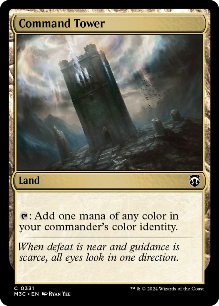 Command Tower (Ripple Foil) [Modern Horizons 3 Commander] - Trinity Hobby