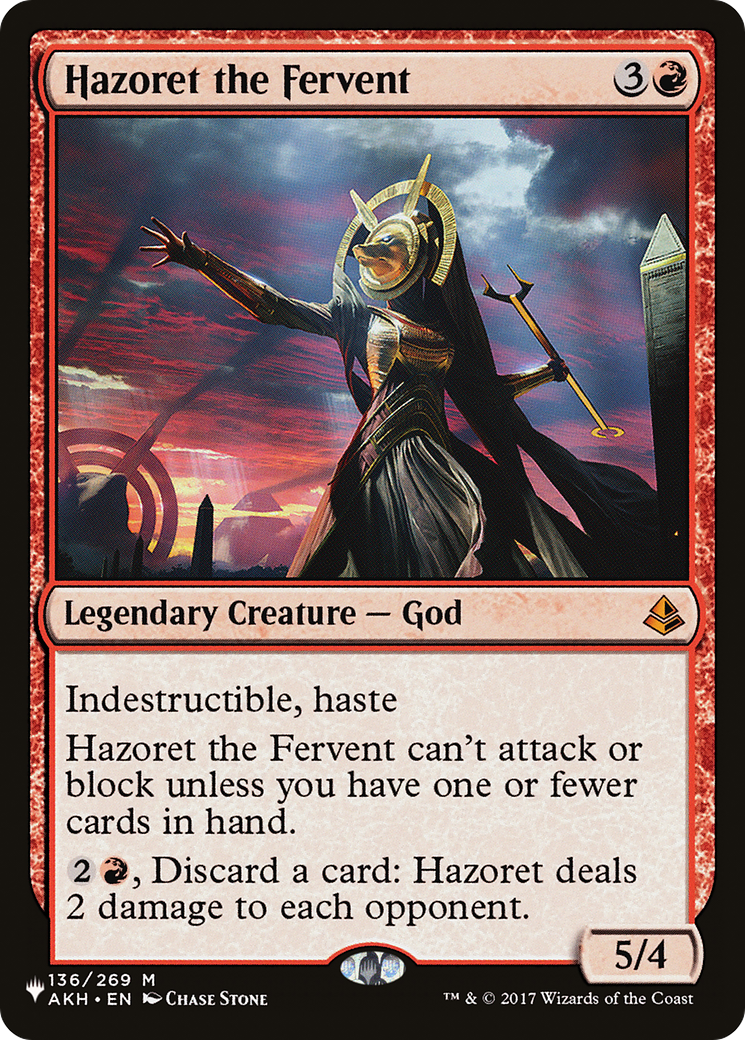 Hazoret the Fervent [The List] - Trinity Hobby