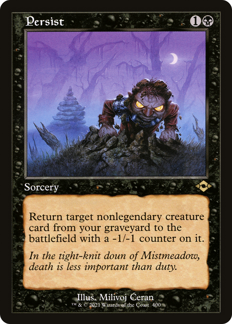 Persist [Etched Foil]  (MH2-400) - [Modern Horizons 2] - Trinity Hobby