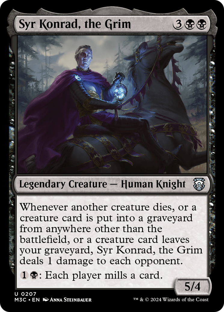 Syr Konrad, the Grim  [Foil]  (M3C-207) - [Modern Horizons 3 Commander] - Trinity Hobby