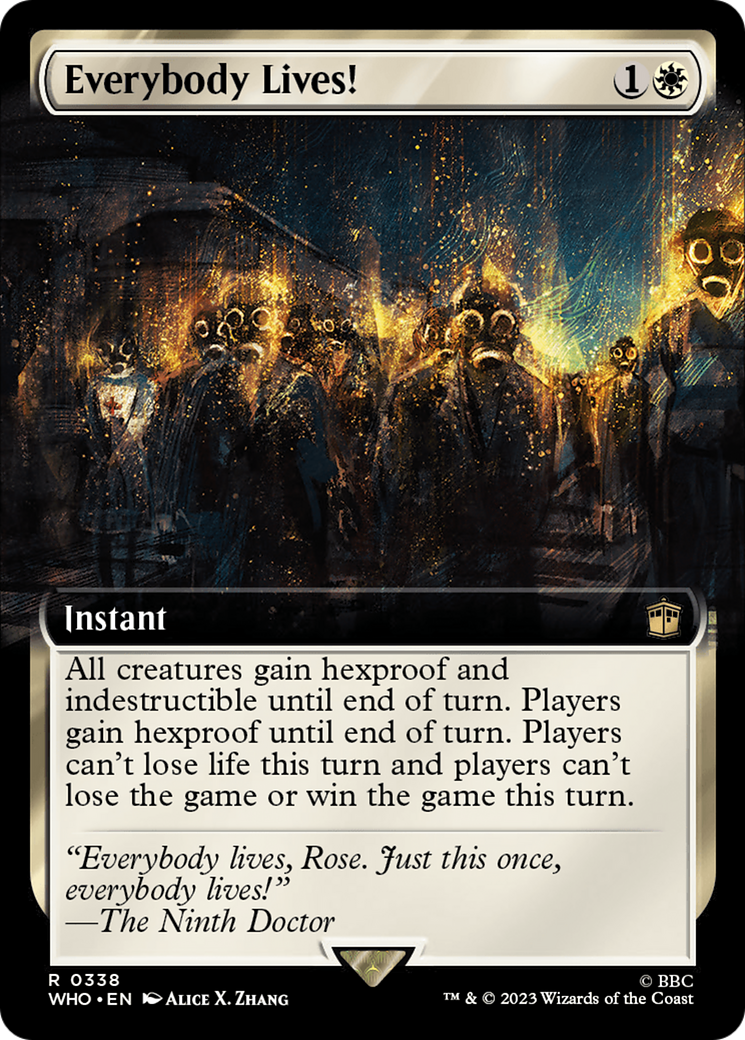 Everybody Lives! (Extended Art) [Doctor Who] - Trinity Hobby