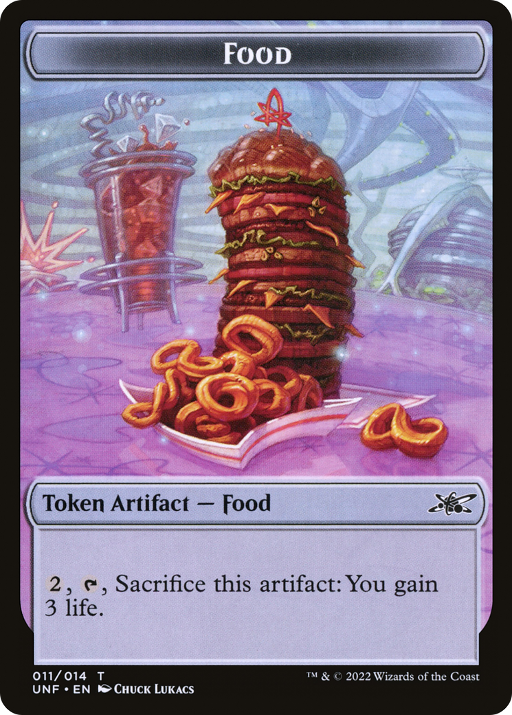 Food  [Foil]  (UNF-011) - [Unfinity Tokens] - Trinity Hobby