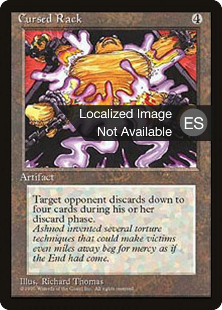 Cursed Rack [Fourth Edition (Foreign Black Border)] - Trinity Hobby