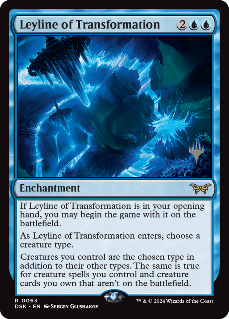 Leyline of Transformation (Promo Pack) [Duskmourn: House of Horror Promos] - Trinity Hobby