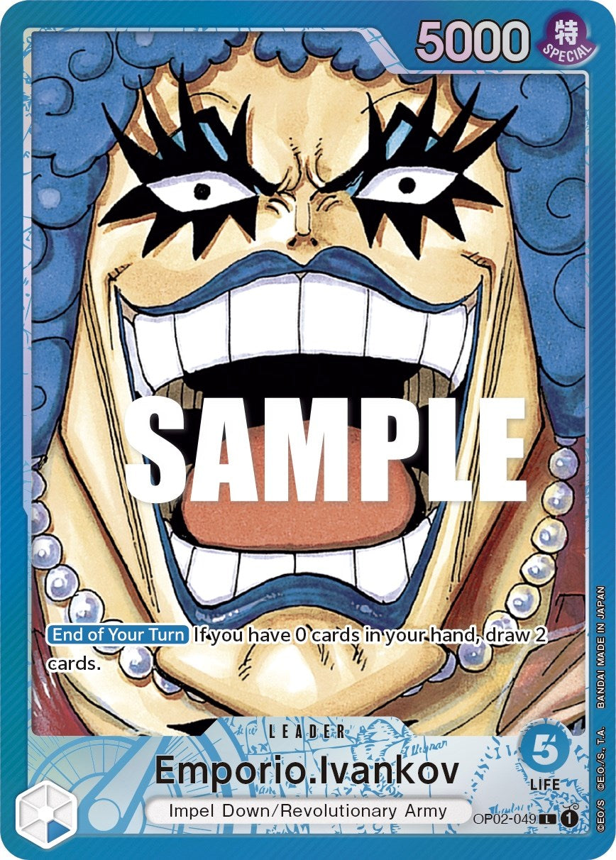 Emporio.Ivankov (049) (Alternate Art) (OP02-049) - [Paramount War] Foil - Trinity Hobby