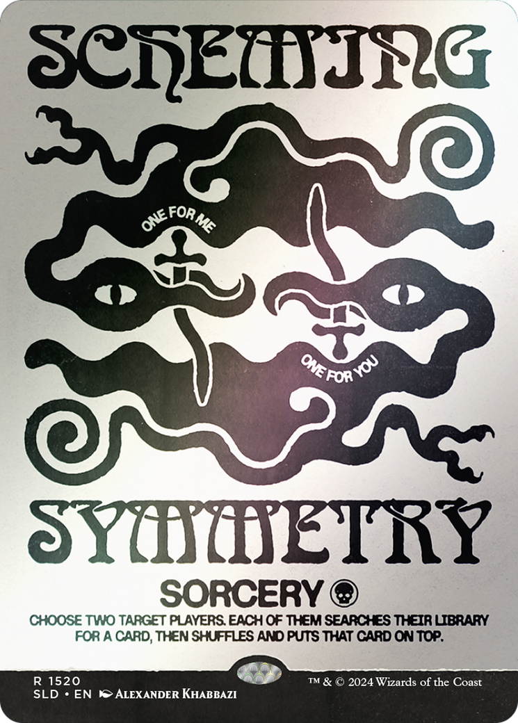 Scheming Symmetry (Rainbow Foil) [Secret Lair Drop Series] - Trinity Hobby