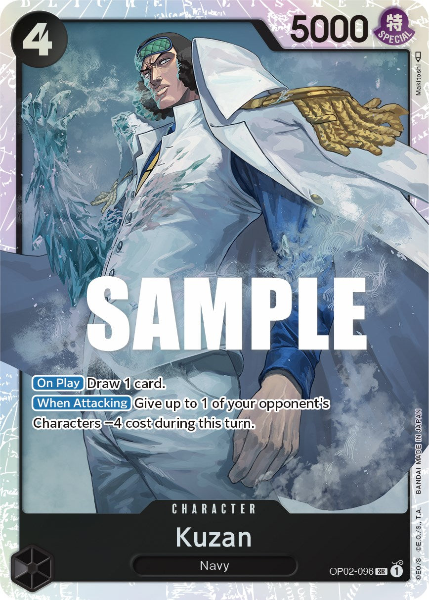 Kuzan (096) (OP02-096) - [Paramount War] Foil - Trinity Hobby
