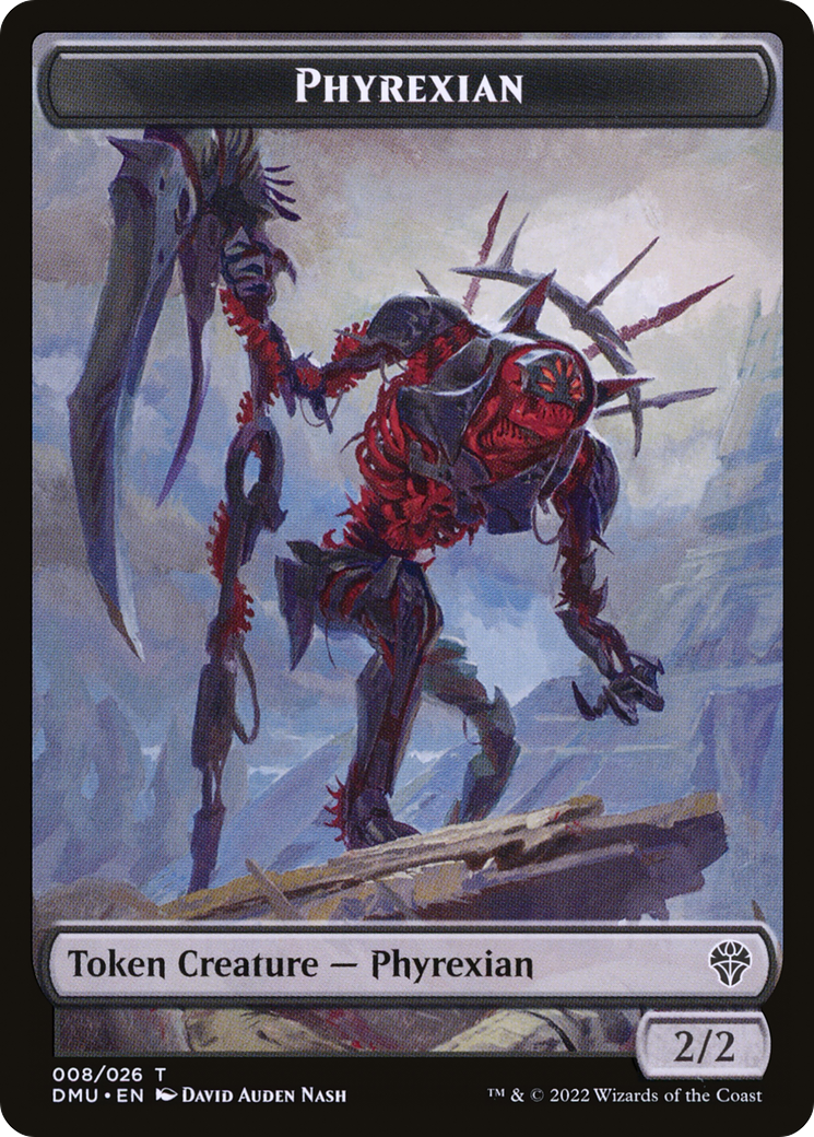 Phyrexian  [Foil]  (DMU-008) - [Dominaria United Tokens] - Trinity Hobby