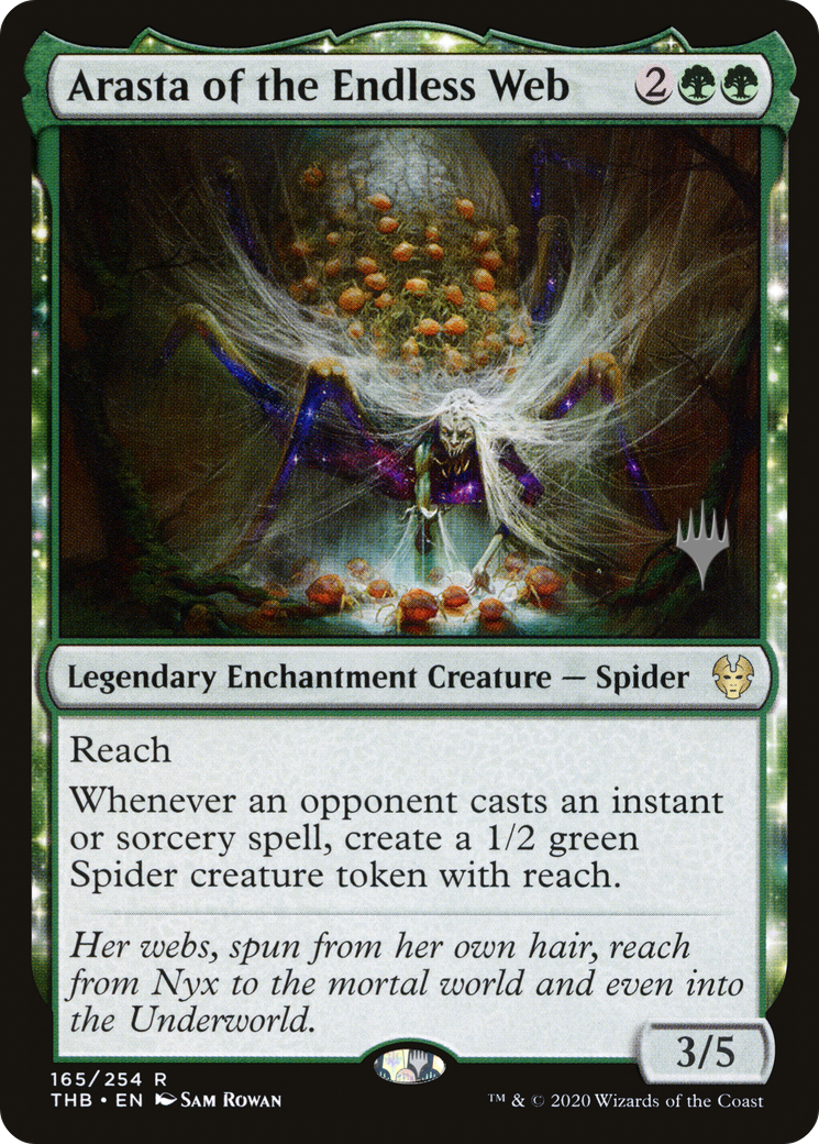 Arasta of the Endless Web (Promo Pack) [Theros Beyond Death Promos] - Trinity Hobby