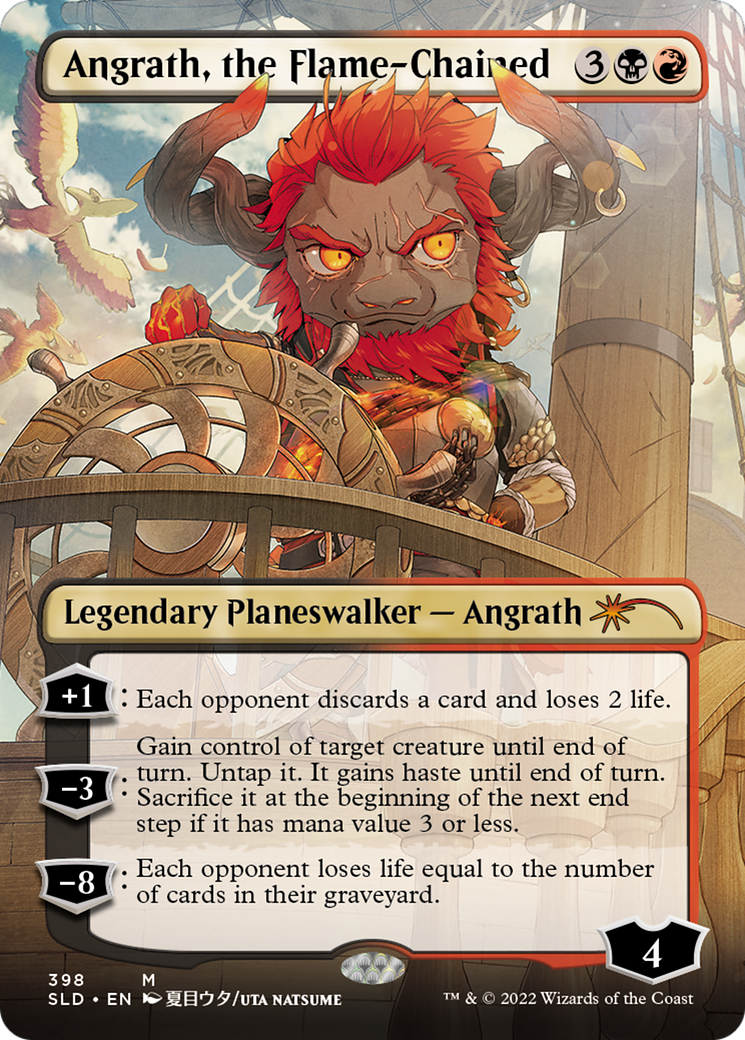 Angrath, the Flame-Chained (Borderless) [Secret Lair Drop Series] - Trinity Hobby