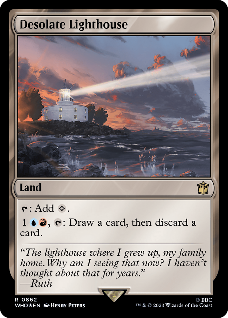 Desolate Lighthouse (Surge Foil) [Doctor Who] - Trinity Hobby