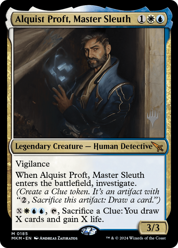 Alquist Proft, Master Sleuth (Promo Pack) [Murders at Karlov Manor Promos] - Trinity Hobby