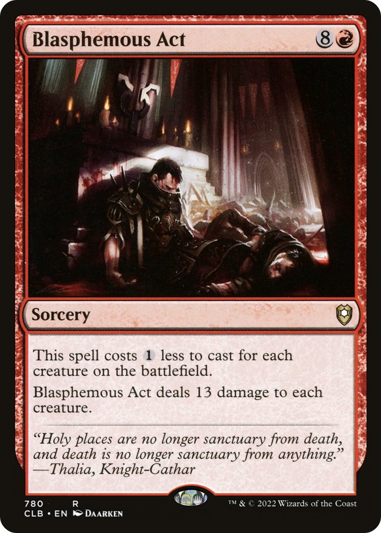 Blasphemous Act [Commander Legends: Battle for Baldur's Gate] - Trinity Hobby