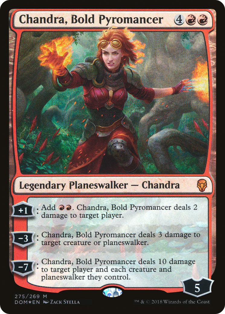 Chandra, Bold Pyromancer [Dominaria] - Trinity Hobby