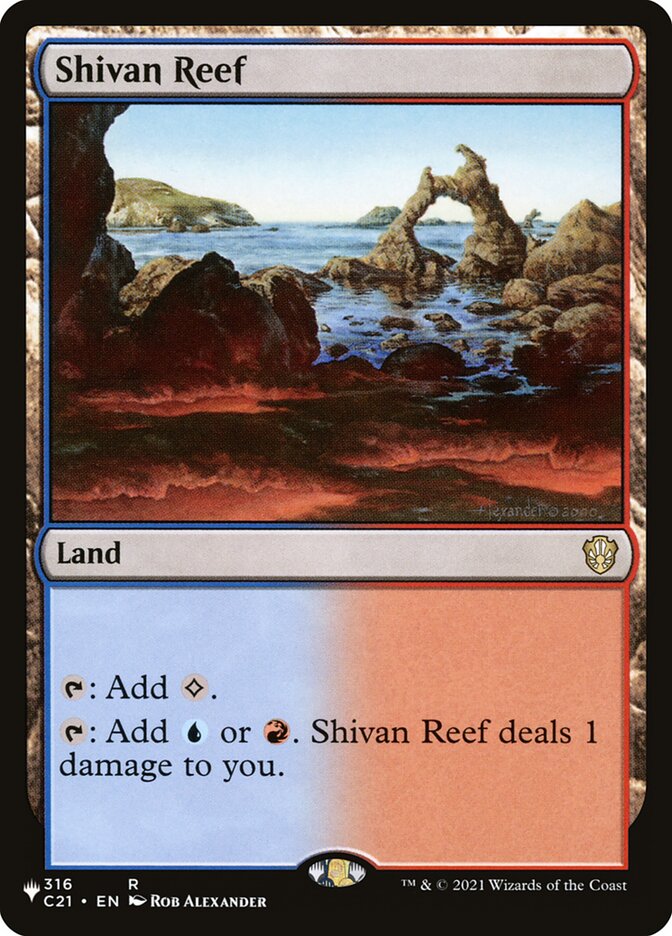 Shivan Reef [Secret Lair: Heads I Win, Tails You Lose] - Trinity Hobby