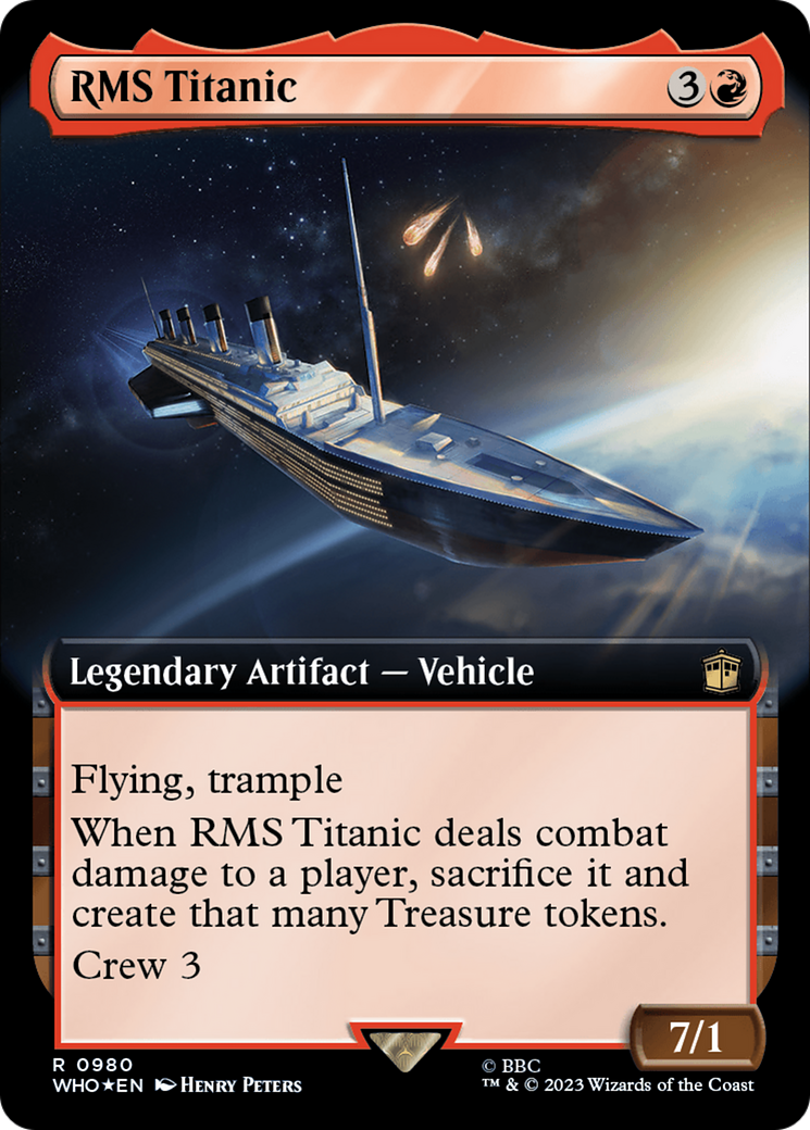 RMS Titanic (Extended Art) (Surge Foil) [Doctor Who] - Trinity Hobby