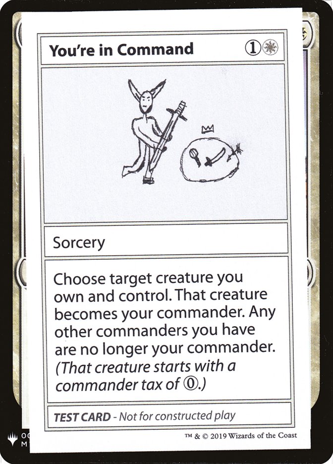 You're in Command [Mystery Booster Playtest Cards] - Trinity Hobby