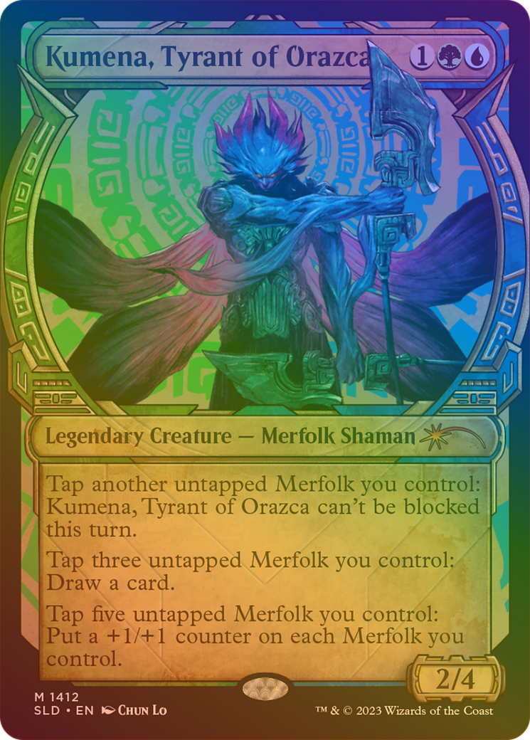 Kumena, Tyrant of Orazca (Rainbow Foil) [Secret Lair Drop Series] - Trinity Hobby