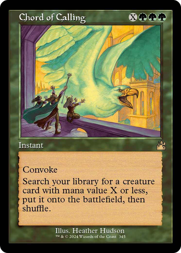 Chord of Calling (Retro Frame) [Ravnica Remastered] - Trinity Hobby
