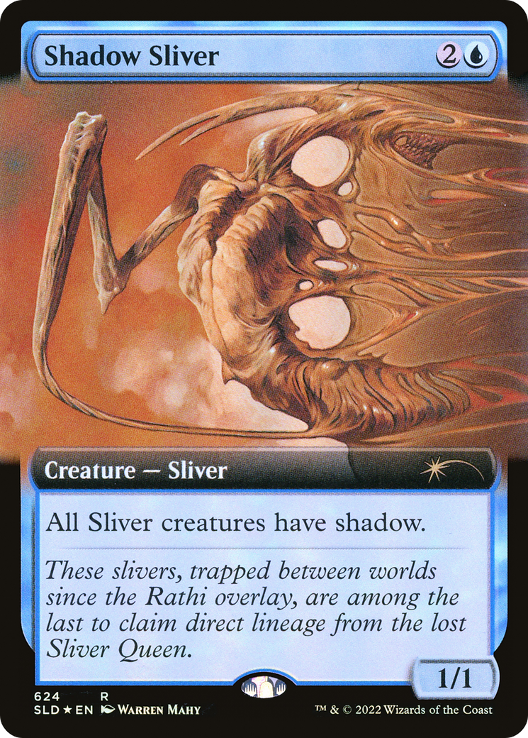 Shadow Sliver (Extended Art) [Secret Lair Drop Promos] - Trinity Hobby