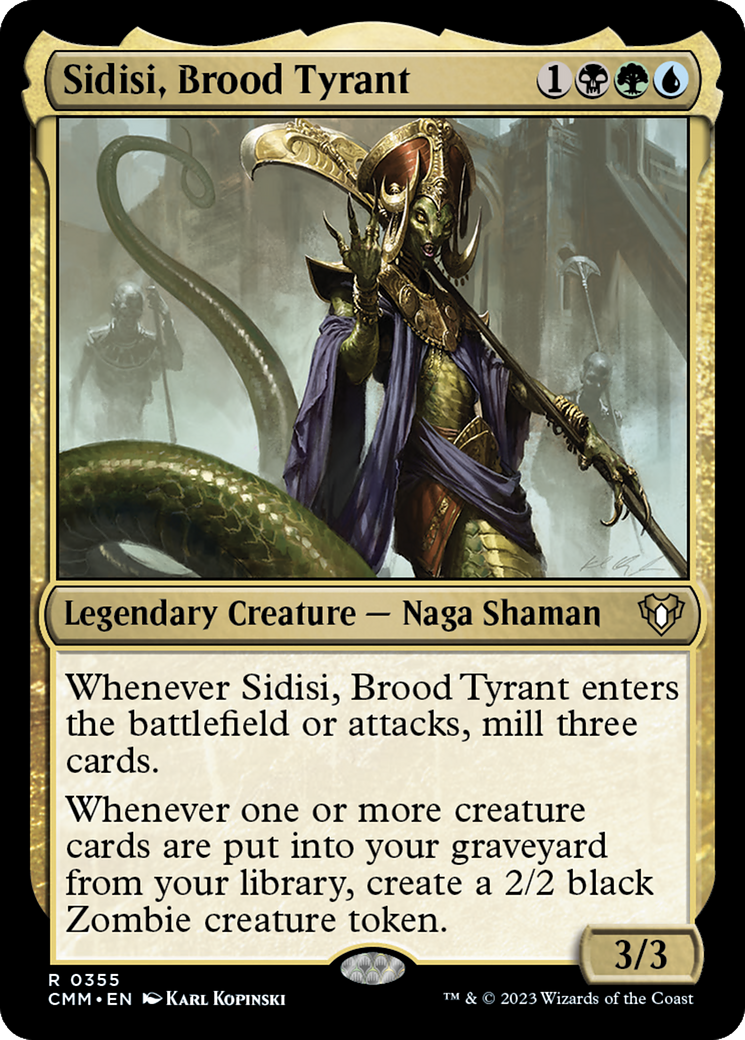 Sidisi, Brood Tyrant [Commander Masters] - Trinity Hobby